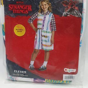 Disguise Stranger Things Eleven Fancy Dress Girls XL 14/16 Halloween Costume New